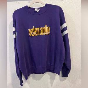 Western Carolina crewneck sweatshirt.
